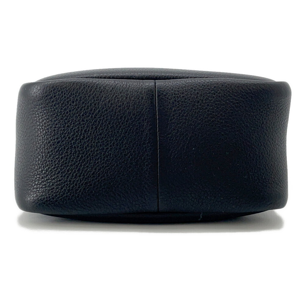 Prada Vitello Daino Logo Leather Handbag Black - Picture 3 of 12